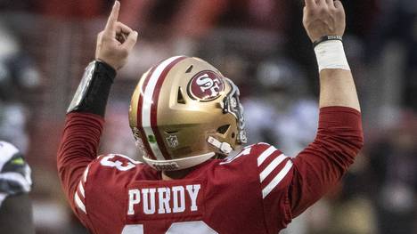 Zum Auftakt der NFL-Playoffs trumpft bei den San Francisco 49ers einmal mehr Quarterback-Sensation Brock Purdy auf. Gegen sein historisches Playoff-Debüt sind die Seattle Seahawks machtlos.