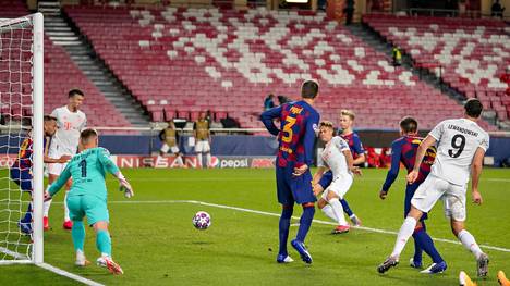 Das historische 8:2-Spektakel des FC Bayern im Champions-League-Viertelfinale gegen den FC Barclona schlägt große Wellen. Besonders eine Szene hatte Symbolcharakter.