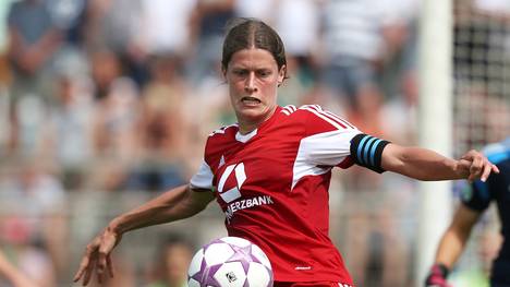 Kerstin Garefrekes vom 1. FFC Frankfurt - Frauen Bundesliga