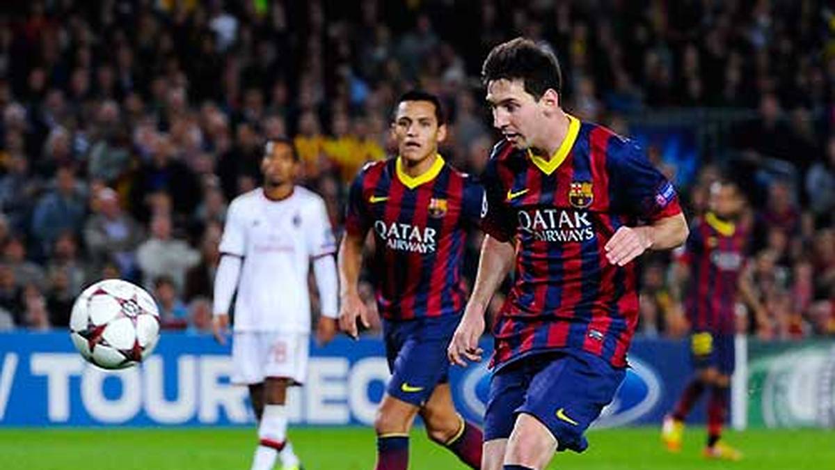 2. PLATZ - LIONEL MESSI: 119 Tore für den FC Barcelona