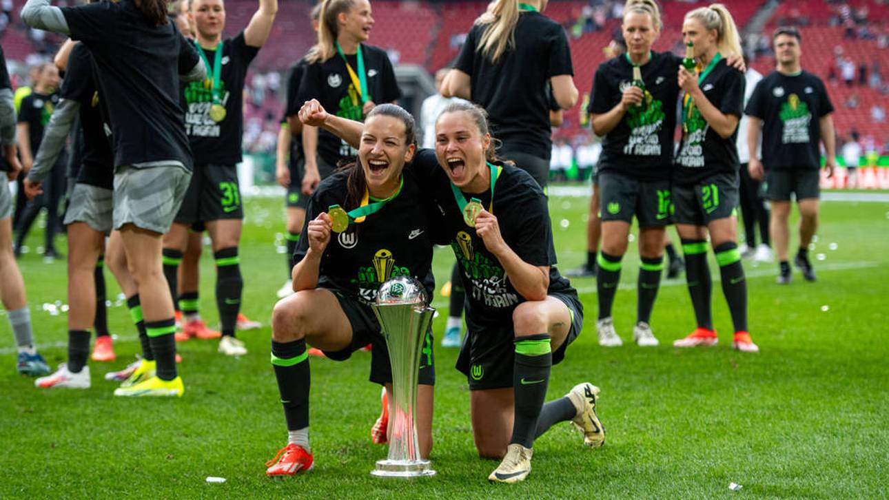 Wölfinnen feiern wilde Pokal-Party