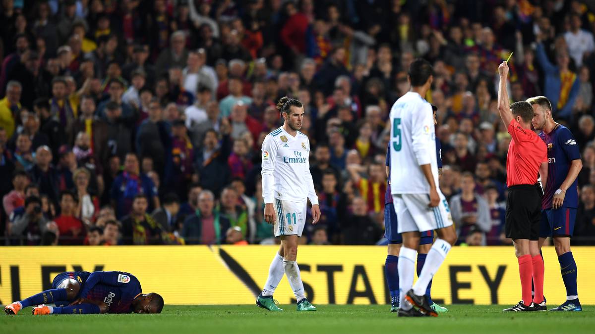 Auch Gareth Bale bekommt den gelben Karton