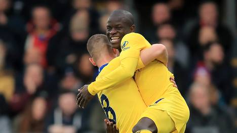 N'Golo Kante erzielte gegen Crystal Palace das 1:0 für den FC Chelsea
