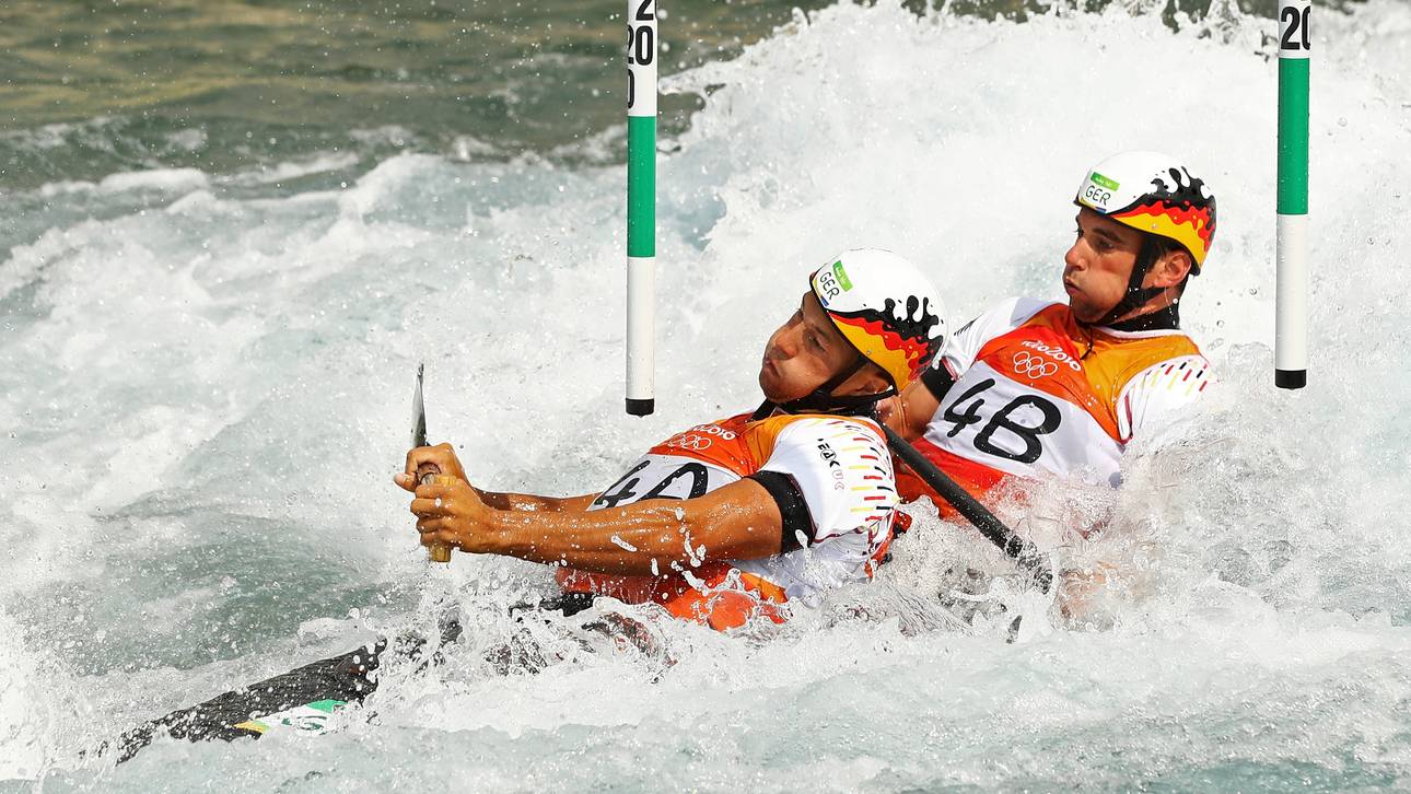 Deutsche Slalomkanuten im Halbfinale
