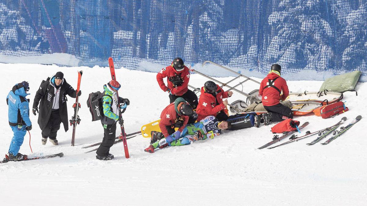Ski alpin: Horror-Sturz überschattet Abfahrt-Auftakt