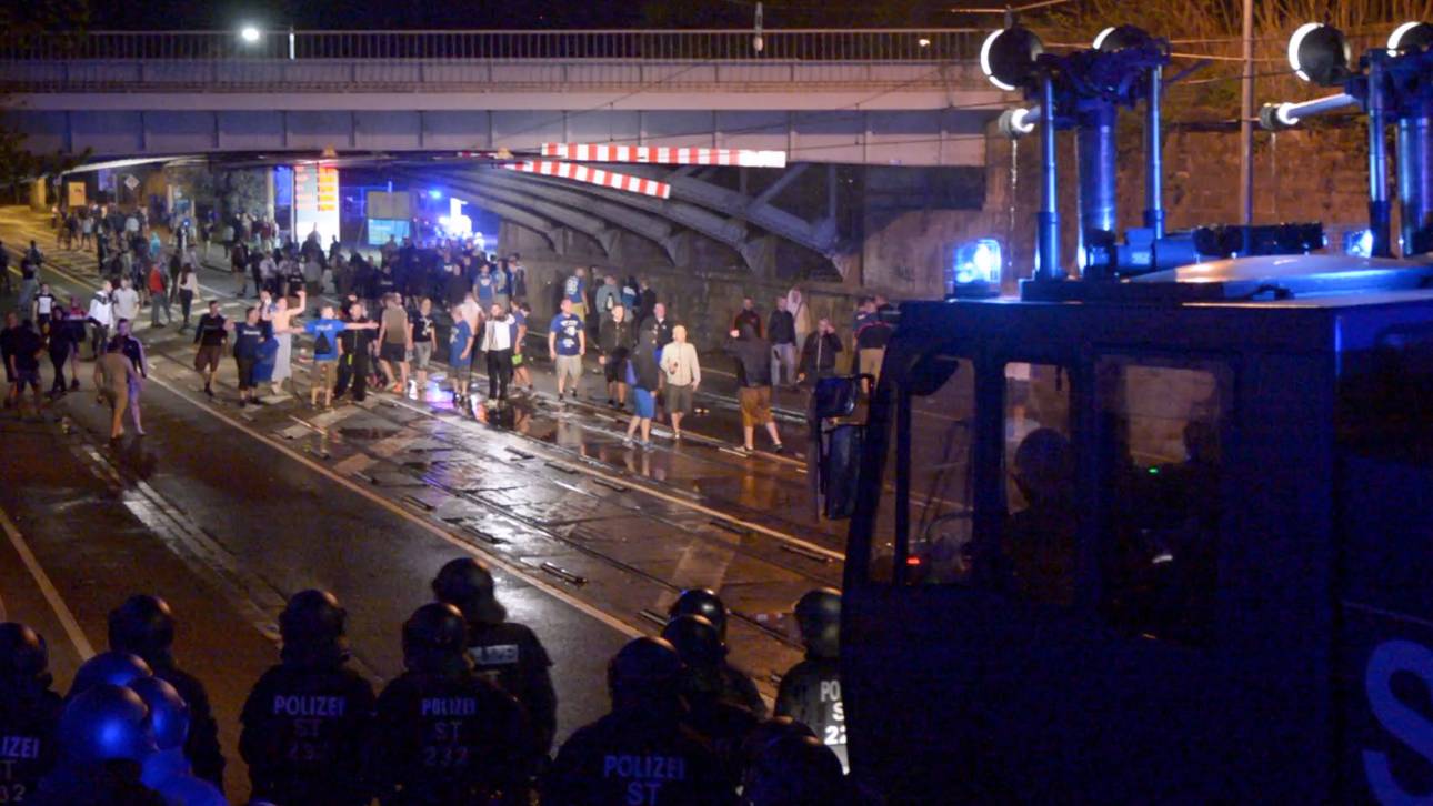 Randale nach Magdeburg-Aufstieg