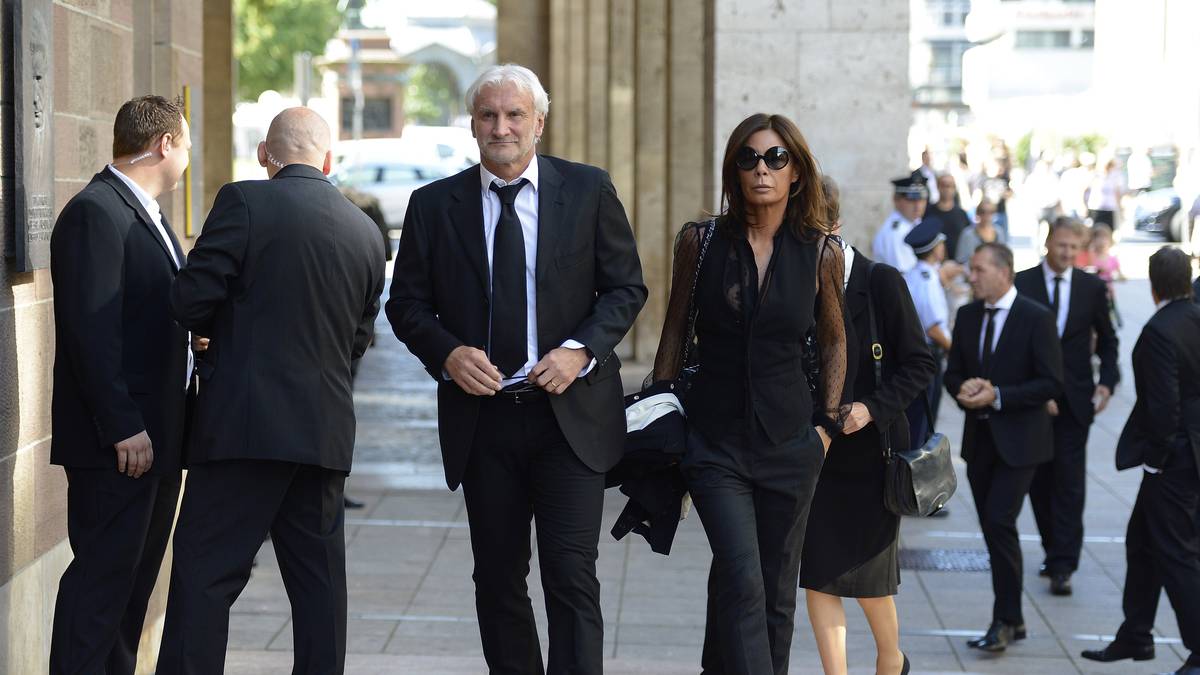 Rudi Völler mit seiner Ehefrau Sabrina
