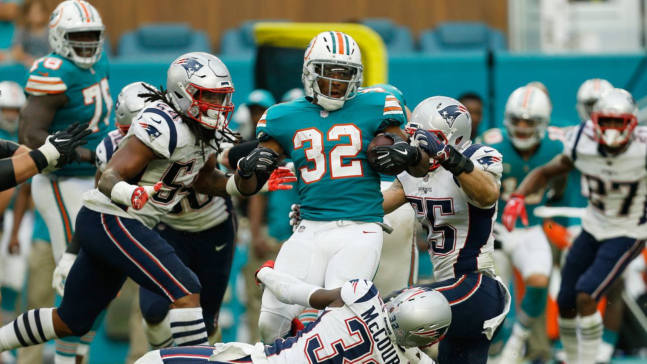 Dolphins machen Patriots nass