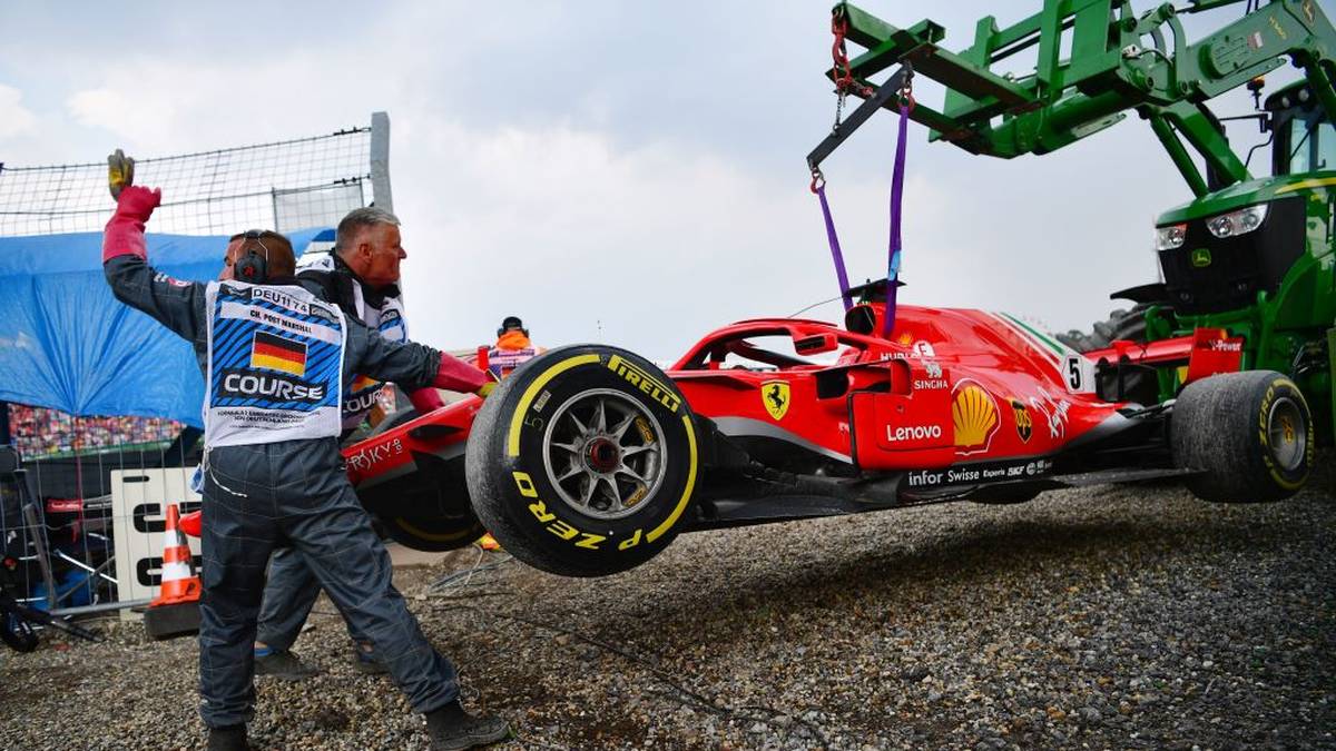 2018: Es folgt der Wendepunkt der Saison in Hockenheim: Während Vettel in Führung liegend sein Auto wegwirft, staubt Hamilton nach einer großartigen Leistung den Sieg ab und zieht nach der Sommerpause - auch aufgrund weiterer Patzer von Ferrari und Vettel - uneinholbar davon