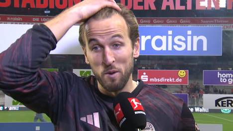 Harry Kane zeigt sich selbstkritisch nach dem Unentschieden in Berlin. Über das Tor seines Teamkollegen Luis Diaz gerät der Engländer ins Schwärmen.