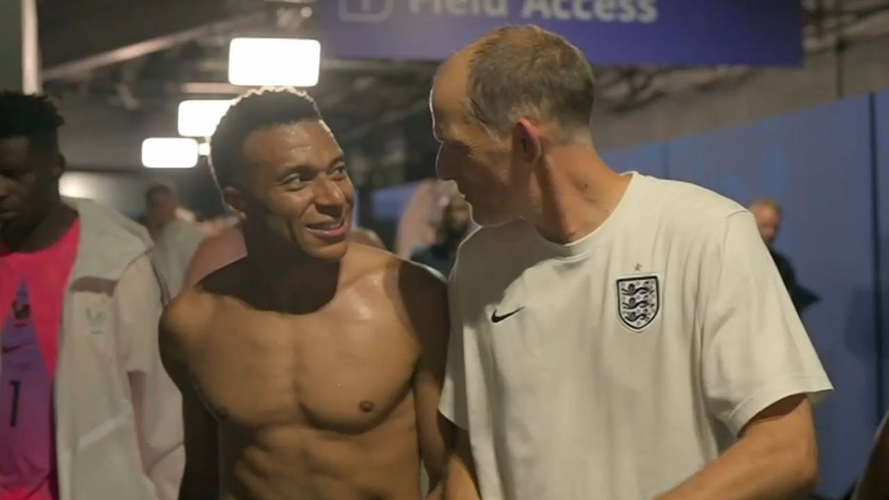 WM 2026: Kuriose Szene um Mbappé und Tuchel - was besprechen die denn da?