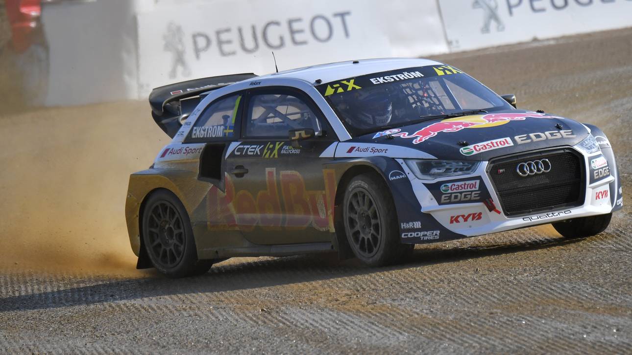 Rallycross: Ekström auf Podiumskurs