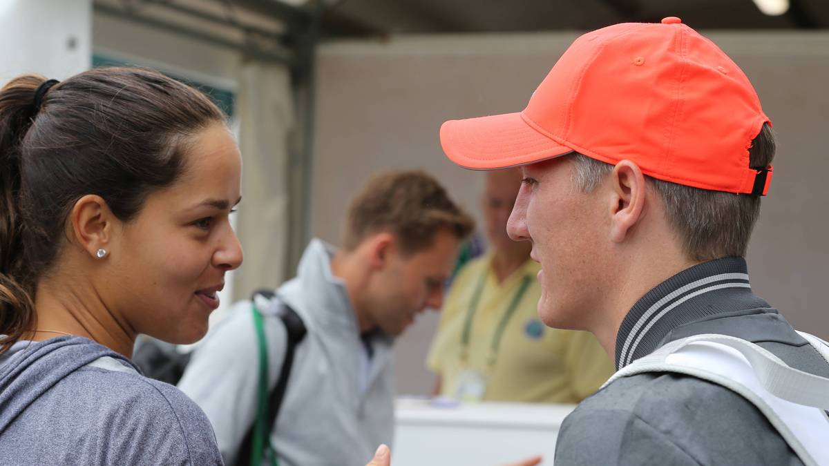 zu Gesicht bekamen sich beide aber nur selten