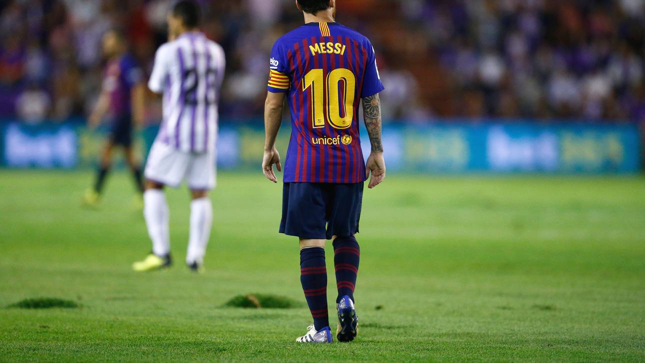 Lionel Messi und Co. konnten bei den Rasen-Verhältnissen nicht wie gewohnt agieren