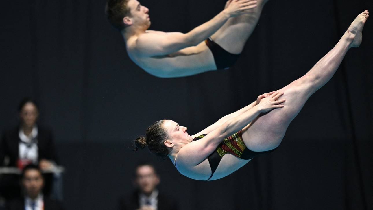 Rother/Lube zum Abschluss Siebte im Mixed-Synchronspringen