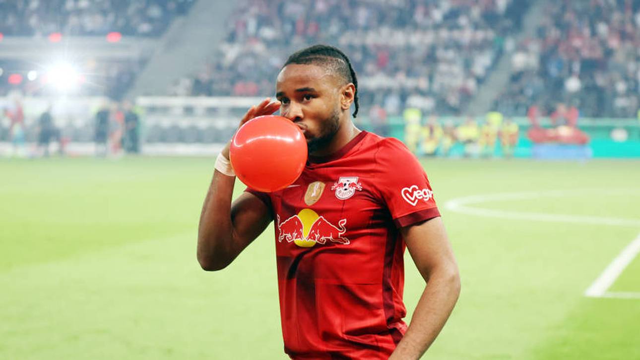 Christopher Nkunku wurde im Trikot von RB Leipzig Torschützenkönig