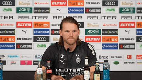 Borussia Mönchengladbach Trainer Eugen Polanski äußert sich bei der Pressekonferenz vor dem Spiel gegen Union Berlin über den neuen Sportchef Rouven Schröder.