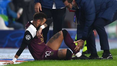 Neymar zog sich offenbar eine Oberschenkelverletzung zu