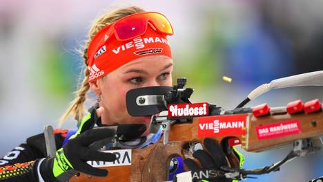 Denise Herrmann wechselte vom Langlauf zum Biathlon