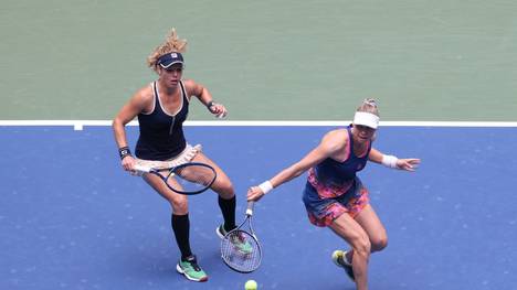 Bei den US Open holte Laura Siegemund (links) den Titel 