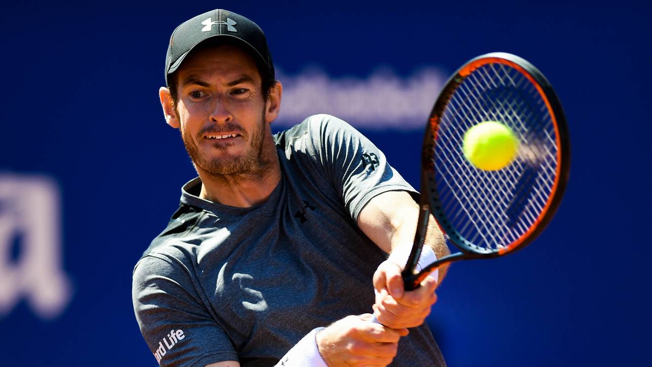 Murray kommt auf Sand in Schwung