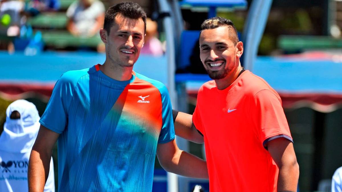 Die australischen Tennis-Spieler Bernard Tomic (l.) und Nick Kyrgios waren und sind immer für einen Skandal gut. Vor allem ihr Verhalten auf dem Platz lässt desöfteren sehr zu Wünschen übrig
