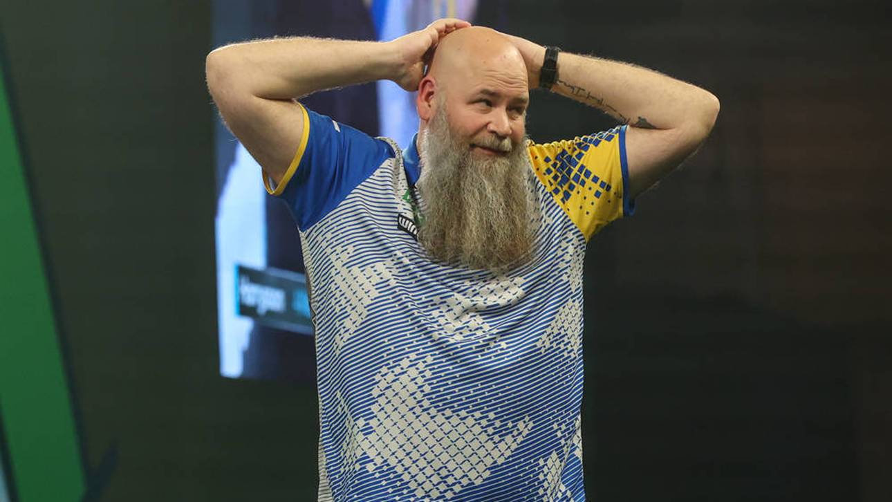 Andreas Harrysson steht sensationell in der 2. Runde der Darts-WM