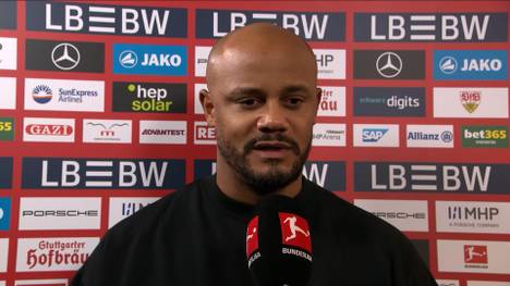 Die Bayern besiegen den VfB Stuttgart klar mit 5:0 - trotzdem gibt es Sache, die dem Bayern-Trainer Vincent Kompany überhaupt nicht gefallen hat. 