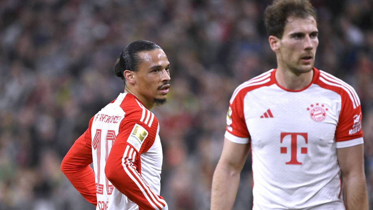 Leroy Sané (l.) wurde von Bundestrainer Julian Nagelsmann für die Nationalmannschaft nachnominiert