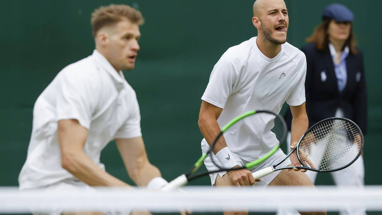 Wimbledon: Deutsches Doppel feiert Coup