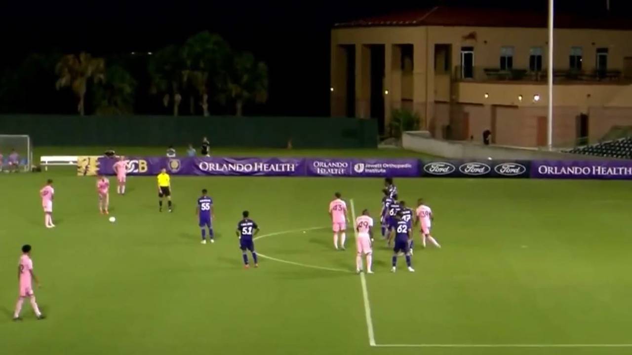 David Beckhams Sohn Romeo Beckham hat für Inter Miami per Freistoß getroffen