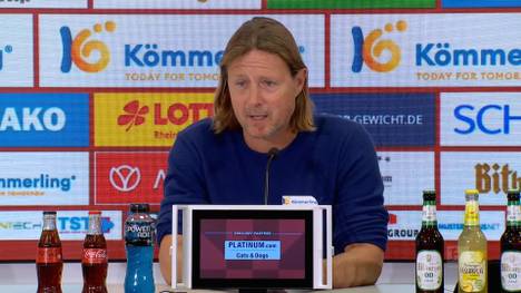 Der 1. FSV Mainz 05 unterliegt zum Auftakt mit 0:1 gegen Aufsteiger 1. FC Köln. Nach dem Spiel spricht Bo Henriksen über eine Schlüsselszene des Spiels. In der Folge dieser Szene sah er selbst die Gelbe Karte, zu seinem Unverständnis.