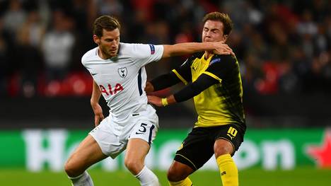 Jan Vertonghen sah für sein Foul an Mario Götze die Gelb-Rote Karte