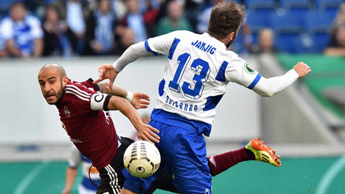 Der MSV geht mit deutlich mehr Leidenschaft in die Zweikämpfe. Nürnberg kommt zwar nach und nach besser in die Partie und übernimmt die Spielkontrolle