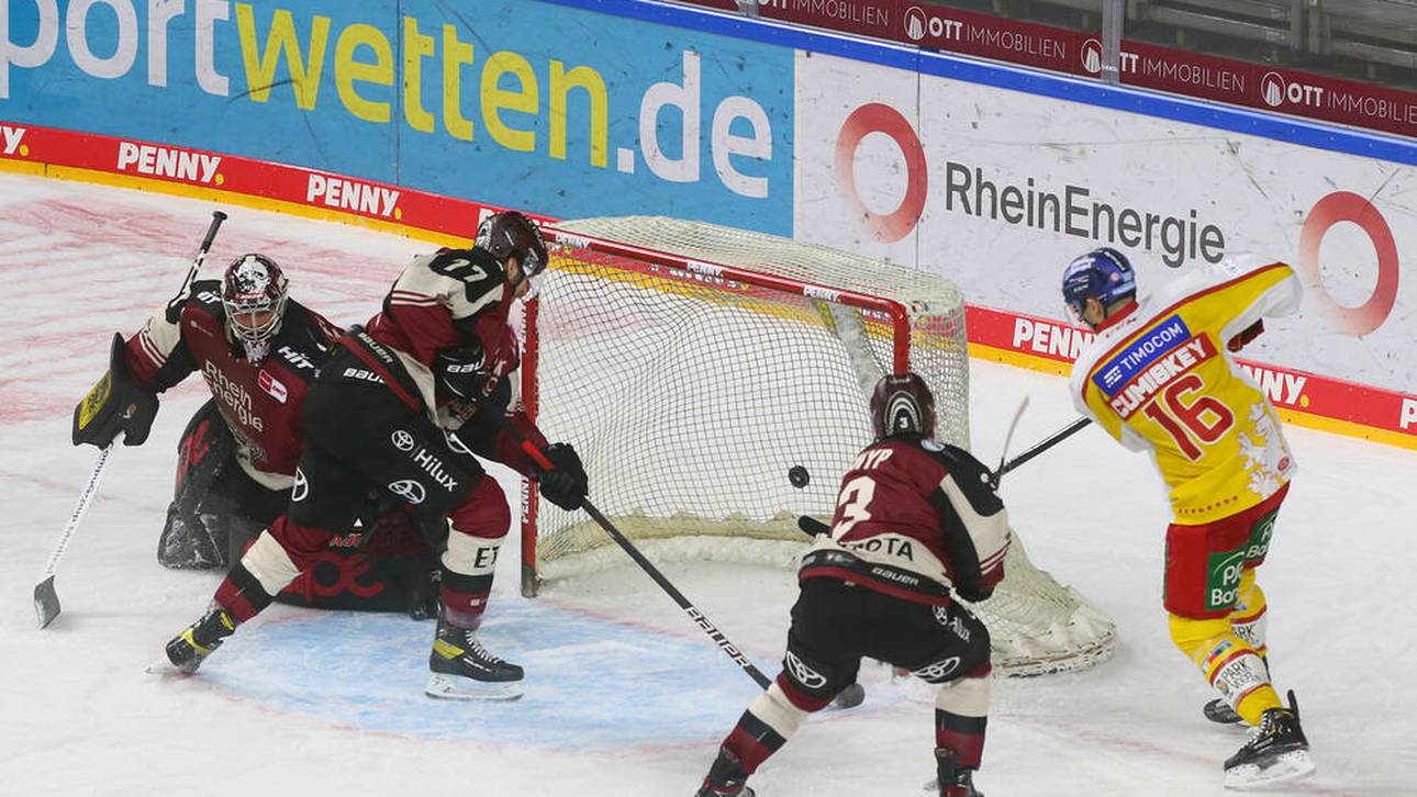 Köln im Derby von der DEG vorgeführt