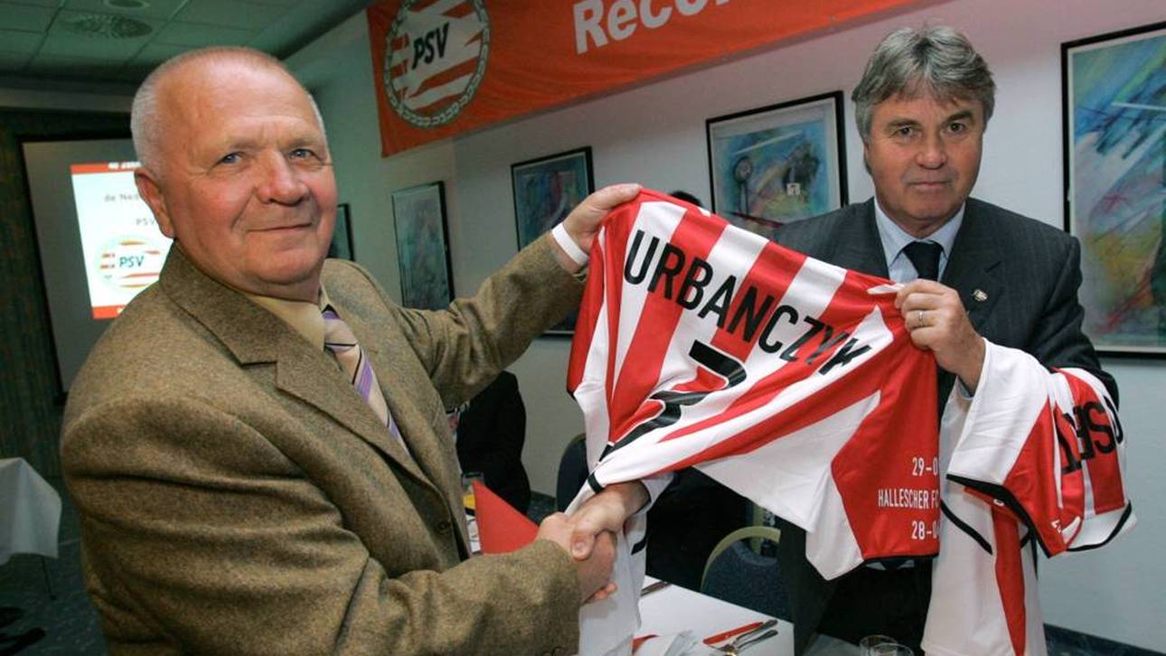 Wolfgang Urbanczyk und Guus Hiddink beim Wiedersehen 2006