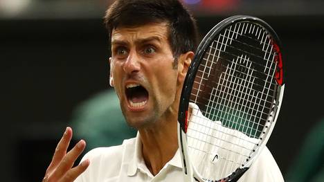 Novak Djokovic kämpft in Wimbledon um den Finaleinzug