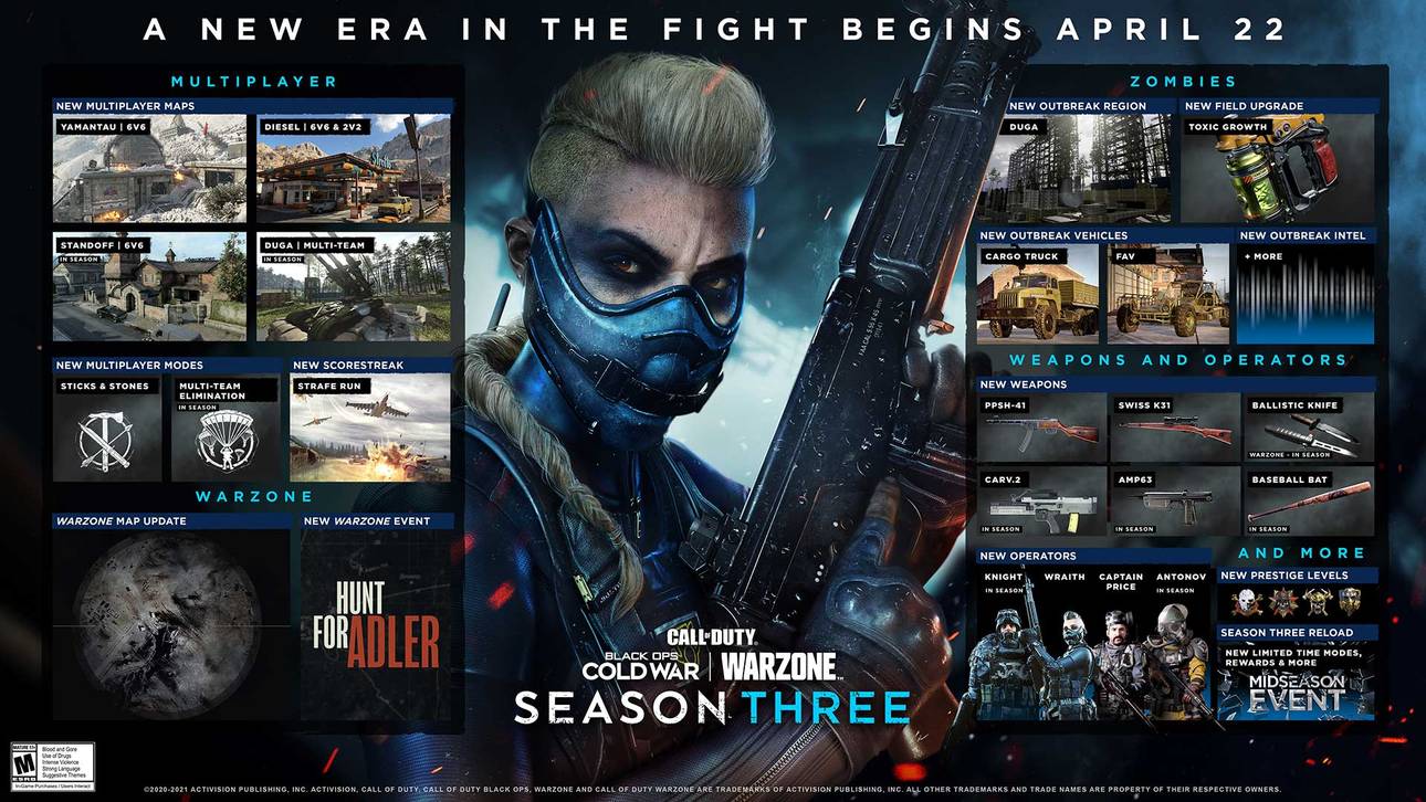 Das sind die Inhalte für Call of Duty Black Ops Cold War Season 3