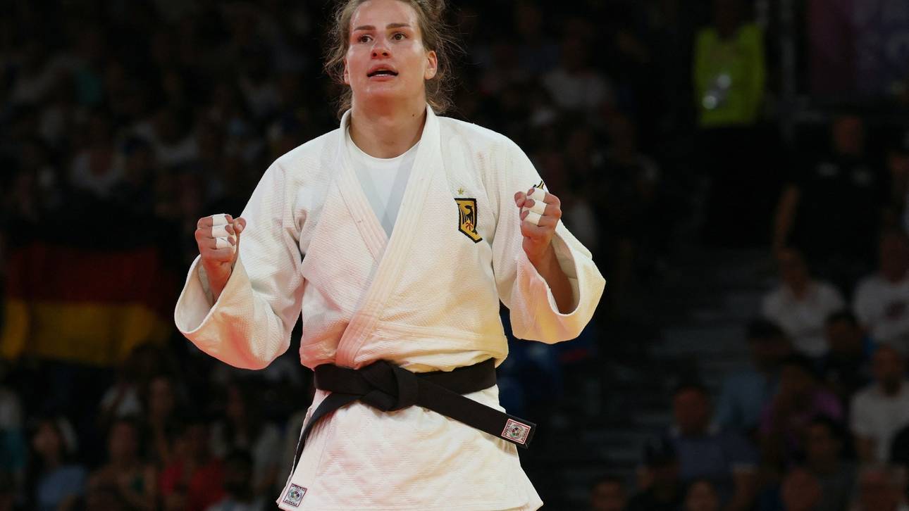 Fahnenträgerin kämpft um Medaille