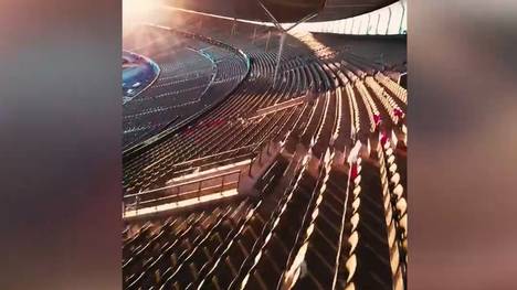 Für das NFL-Spiel zwischen den Indianapolis Colts und Atlanta Falcons in Deutschland wurde das Berliner Olympiastadion mächtig umgebaut.