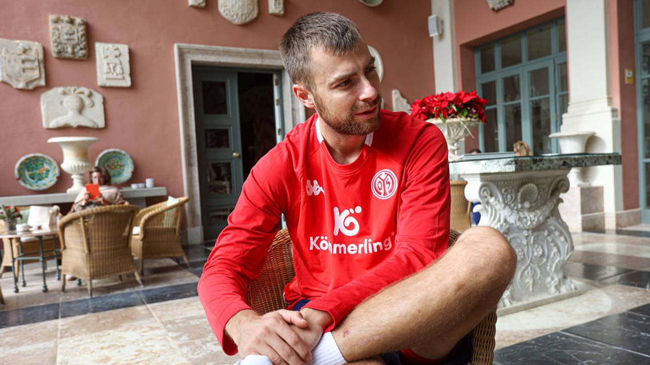 Alexander Hack im Trainingslager in Marbella im Januar 2023, damals noch mit dem FSV Mainz 05