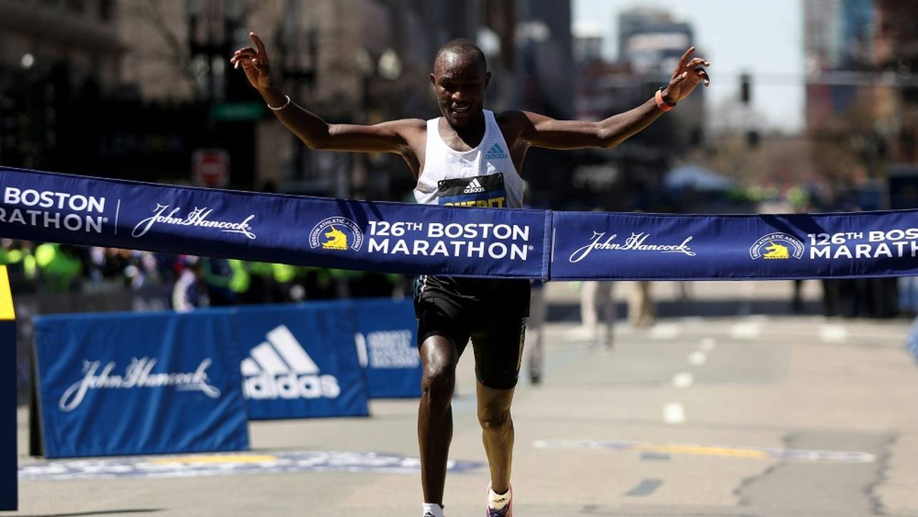 Kenia-Läufer gewinnen Boston-Marathon