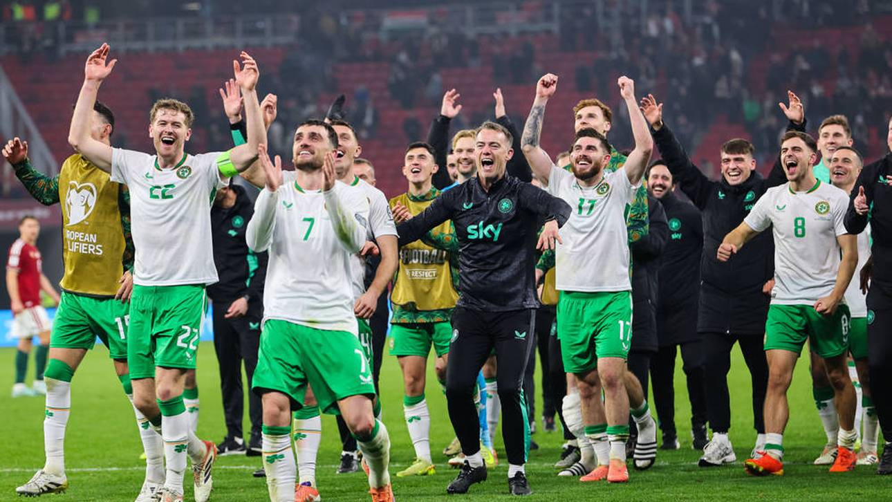 Ekstase pur! So wild feiern Irlands Fans den Quali-Irrsinn