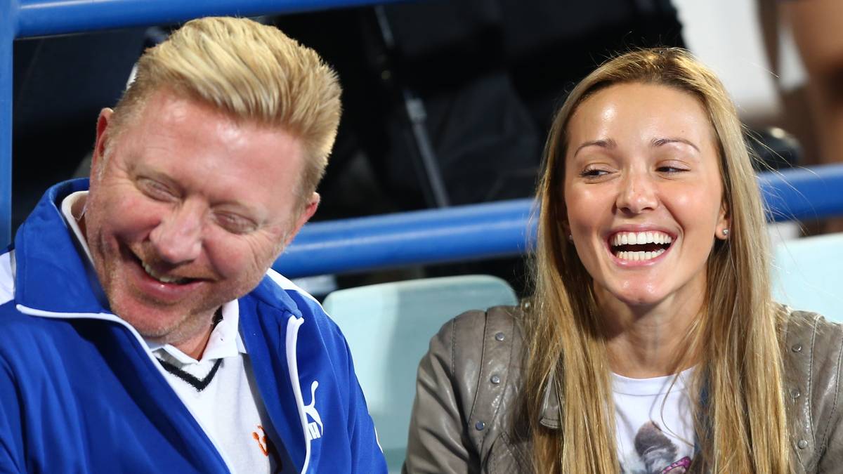 Eine stimmige Verbindung: Novaks Frau Jelena Djokivic und Coach Becker verstehen sich auf Anhieb. Frau Djokovic reist oft mit zu den Turnieren und verbringt auf der Tribüne viel Zeit mit dem sechsmaligen Grand-Slam-Sieger Becker
