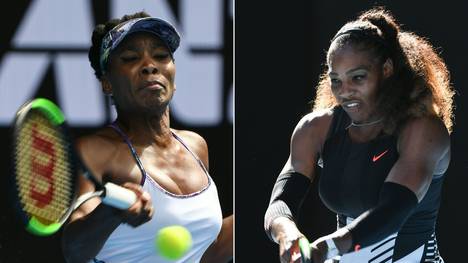 Bei den Australian Open stehen sich Venus (links) und Serena Williams gegenüber