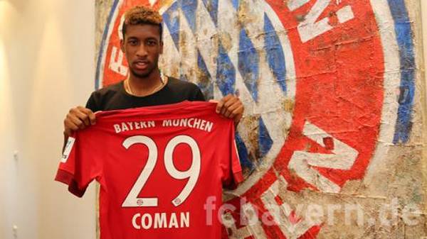 Kingsley Coman erhält bei den Bayern die Rückennummer 29