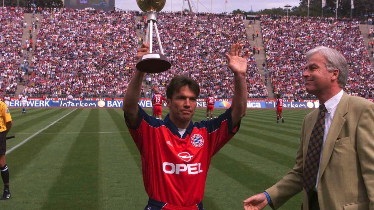 1999: LOTHAR MATTHÄUS: Neun Jahre, nachdem Matthäus als Spieler von Inter Mailand als Fußballer des Jahres ausgezeichnet wird, darf er sich im Münchner Trikot erneut freuen