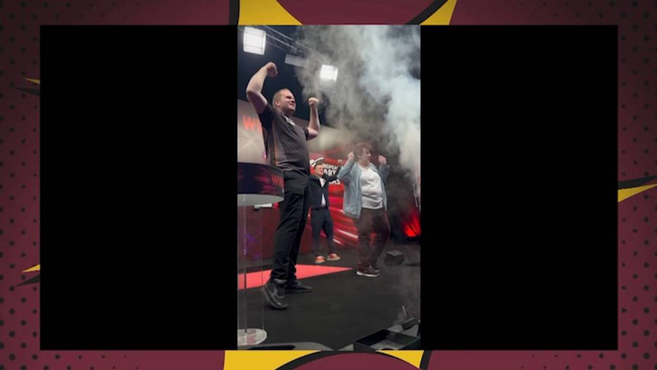 SPORT1-Kommentator geht auf Darts-Bühne steil
