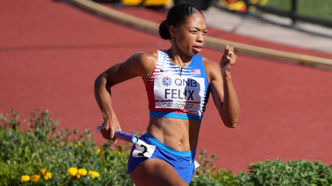 Allyson Felix ist die erfolgreichste Leichtathletin bei den Olympischen Spielen