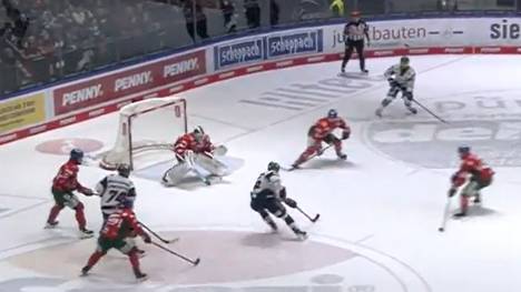 Die Highlights der Eishockey-Partie Augsburger Panther - Eisbären Berlin aus der DEL im Video.